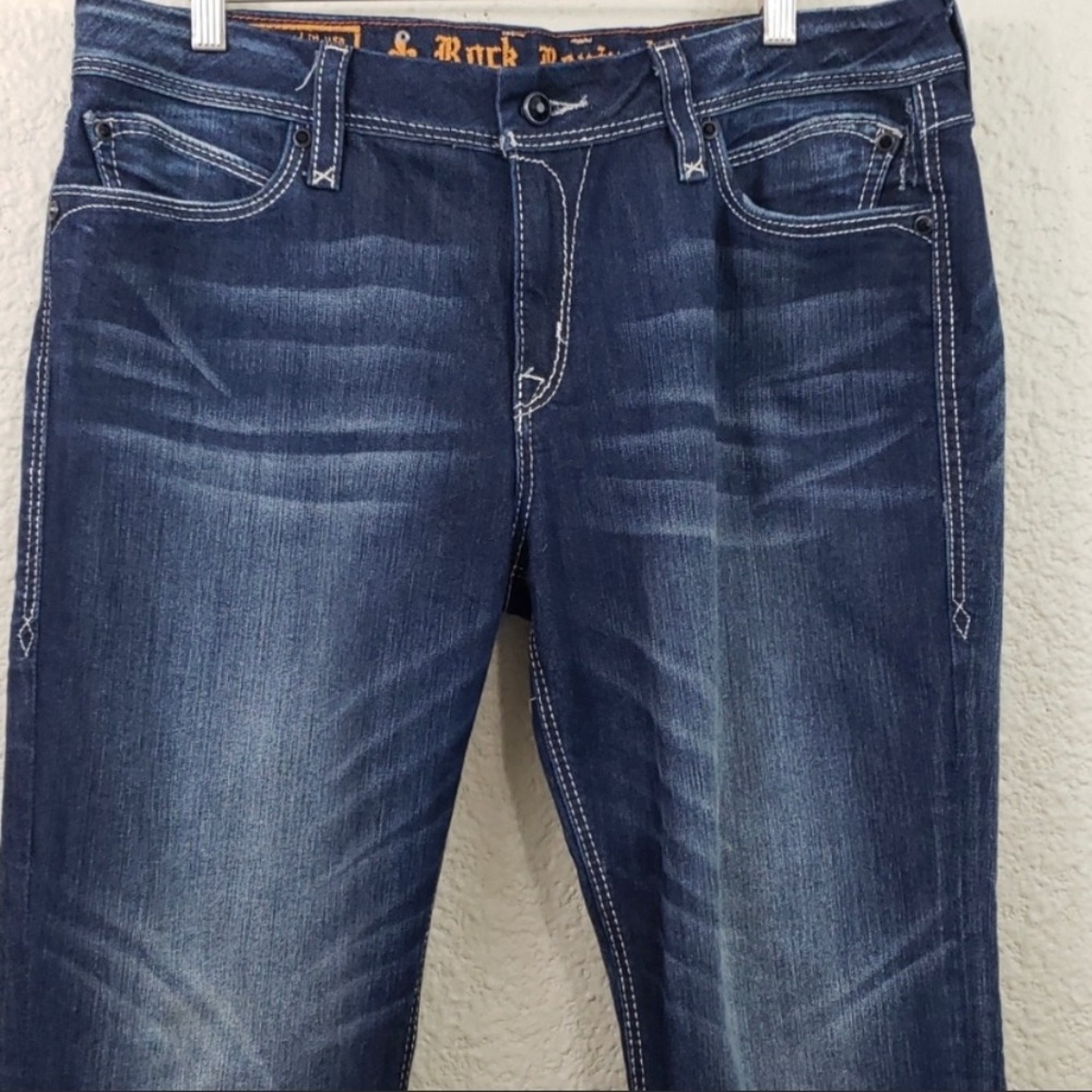 Rock Revival Charlotte Easy Boot Jeans size 34